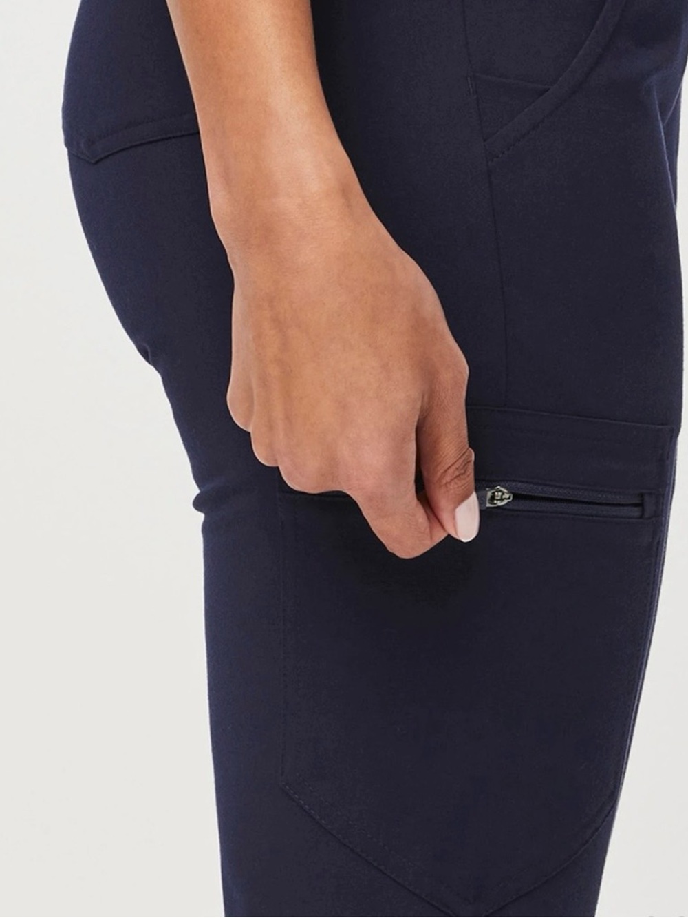 Figs Zamora Jogger Scrub Pants Navy Blue Size LP Large Petite - Picture 10 of 11